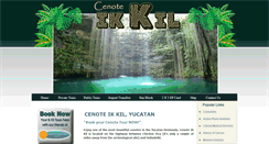 Desktop Screenshot of cenote-ik-kil.com
